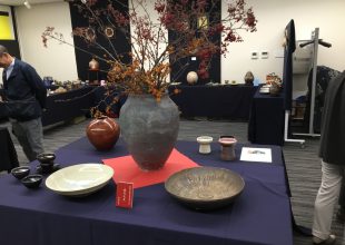 気導術の先輩が参加された陶芸展に行ってまいりました。