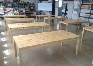 カウンター・デスク・テーブル 神奈川県産材で作るショールーム展示用家具