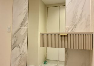 半円リブの品を感じる家具