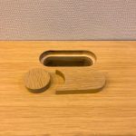 東京のオーダー家具ユウキが作った配線キャップ