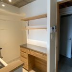 東京のオーダー家具ユウキが作ったキッチン収納／SUSバイブレーション仕上