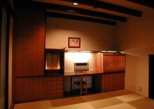 壁面収納 日本建築を凝縮させた和室収納家具