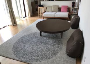 大型こたつ兼丸座卓を製作しました。