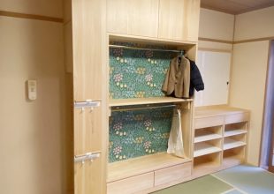 オーダー家具 子供用・優しい収納家具